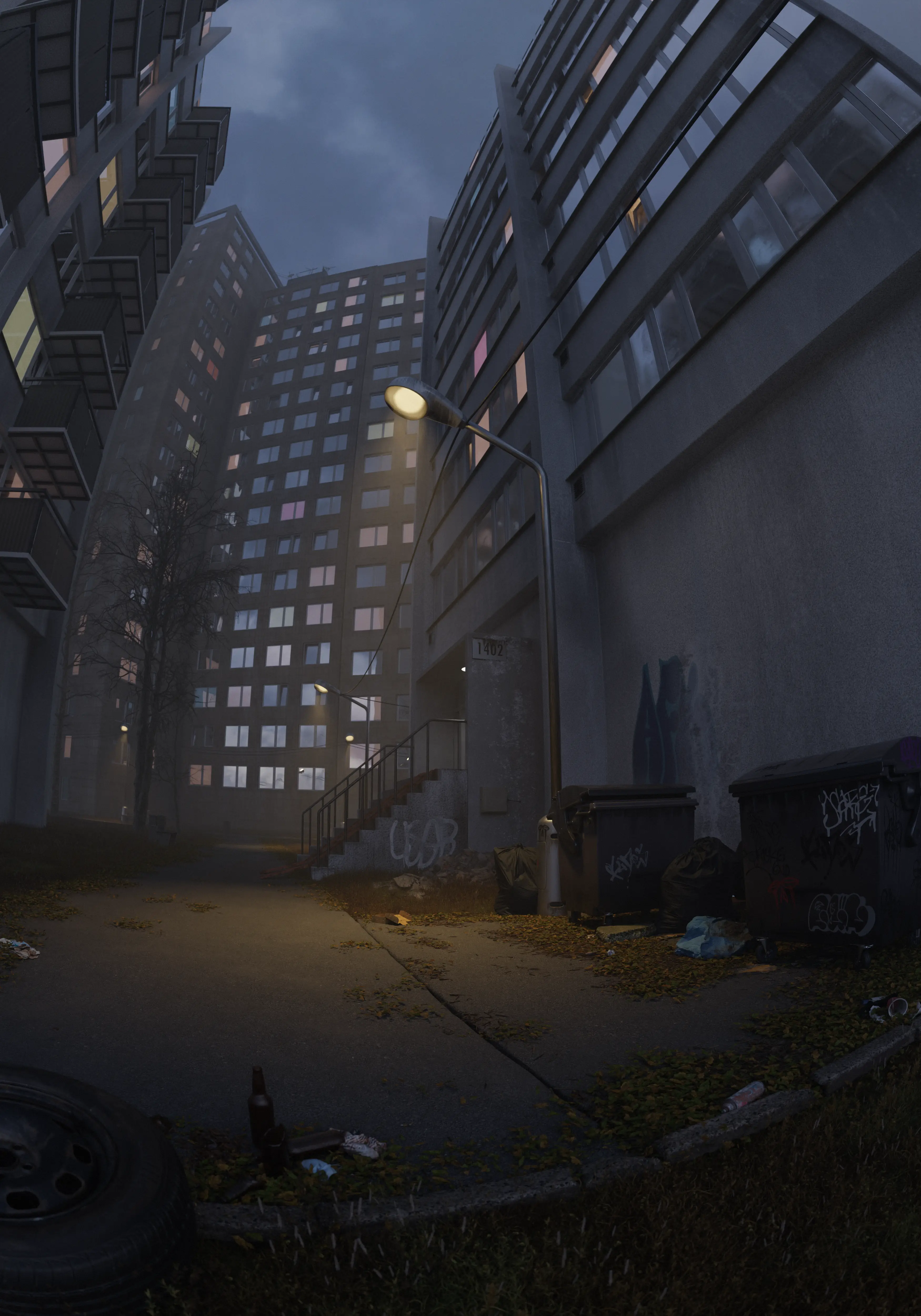 Depression – 3D render